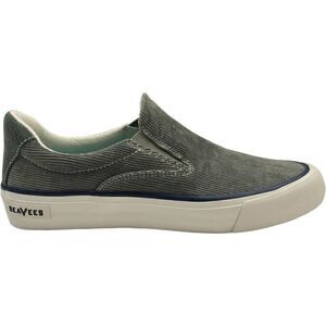 New SeaVees Men Casual Sneakers Grey Velvet Hawthorne Slip-On Cordies 8 US